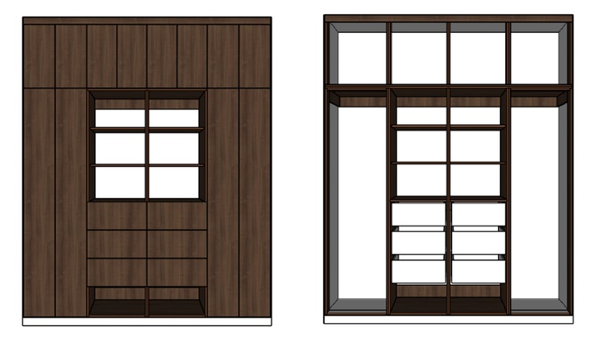 CLOSET CON PUERTAS M12