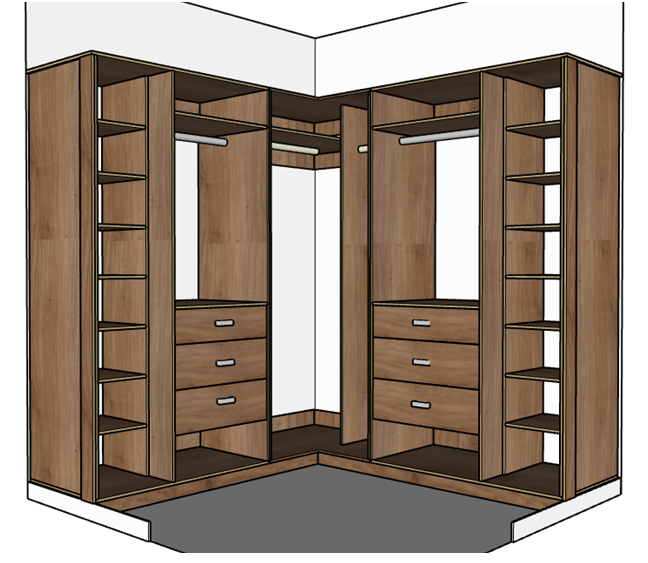 CLOSET VESTIDOR M15