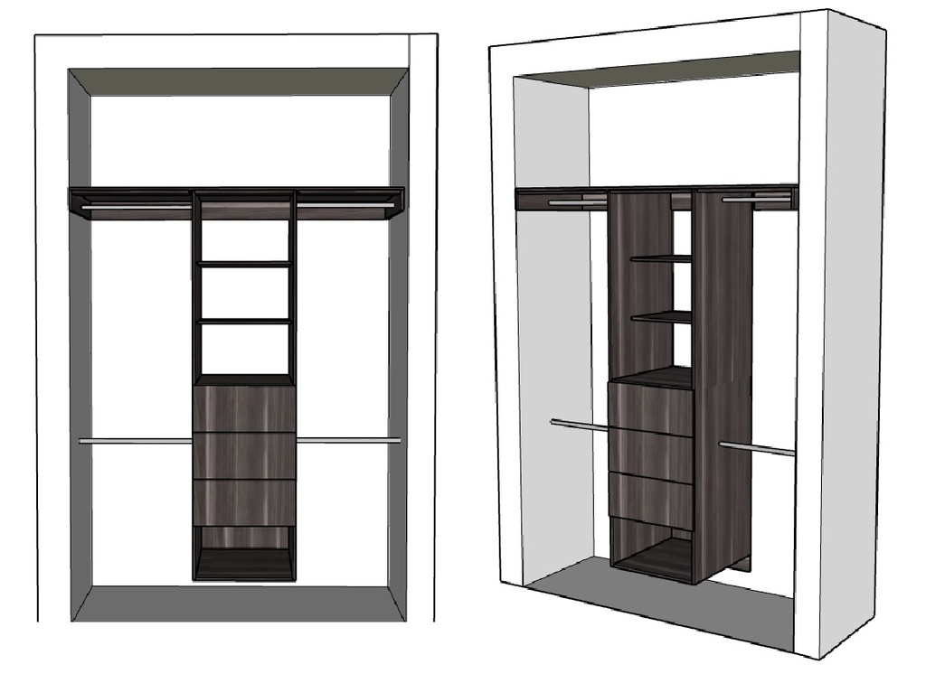 CLOSET VESTIDOR M17